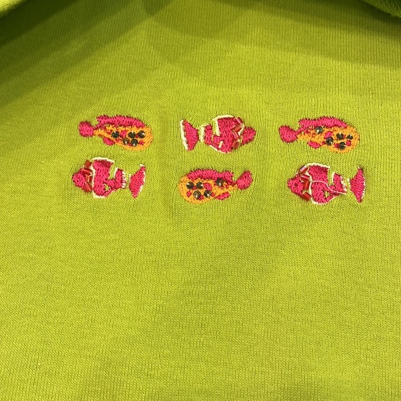 Natalie & Me Petites Weekend. Jacket & Tank Top. Lime Green size PL worn once - Picture 15 of 15